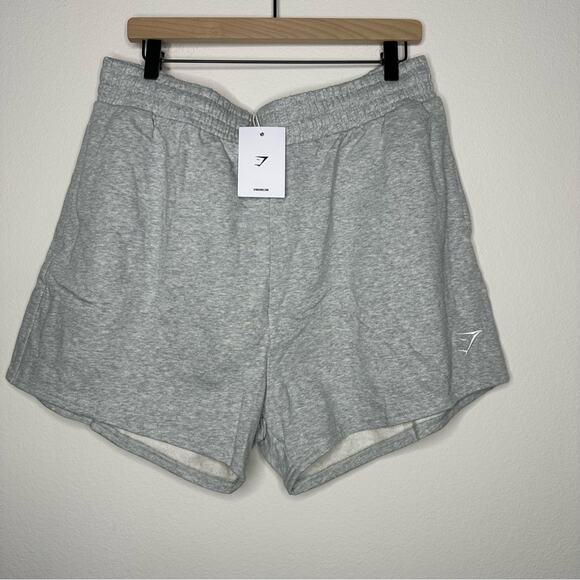 Gymshark Fleece Shorts Womens XXL Gray Gym